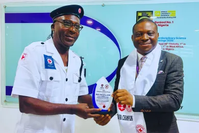 RC Ogun decorates CU VC as First FAFA champion